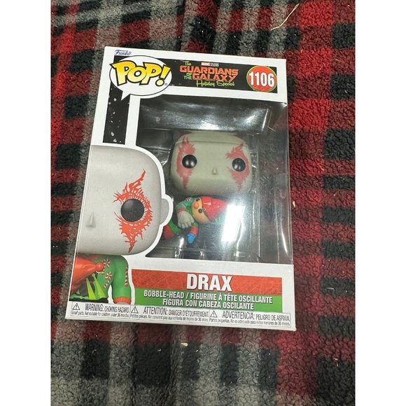 New Funko Pop! Marvel: Guardians of the Galaxy Holiday Special - Drax - Picture 2 of 2